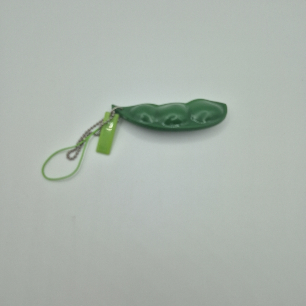 Peas in a Pod Three Green Keychain 2.5"